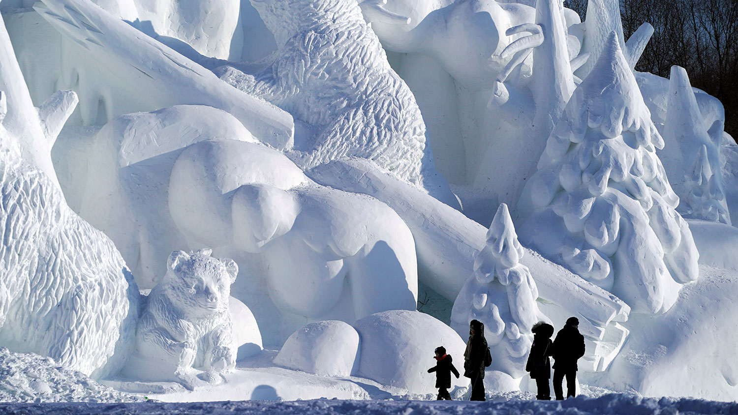 Фестиваль снега в Квебеке